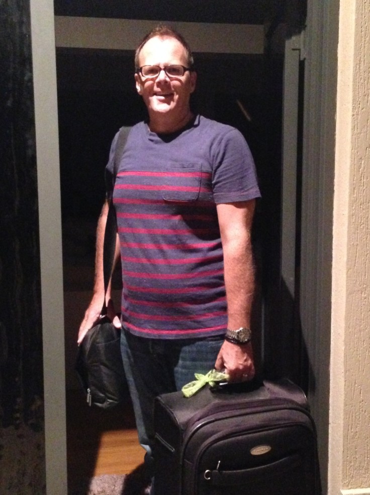 Very early this morning...flying out to the Congo today.