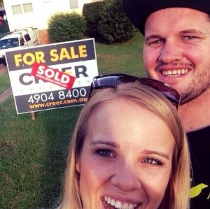 Proud of my youngest, their first home!